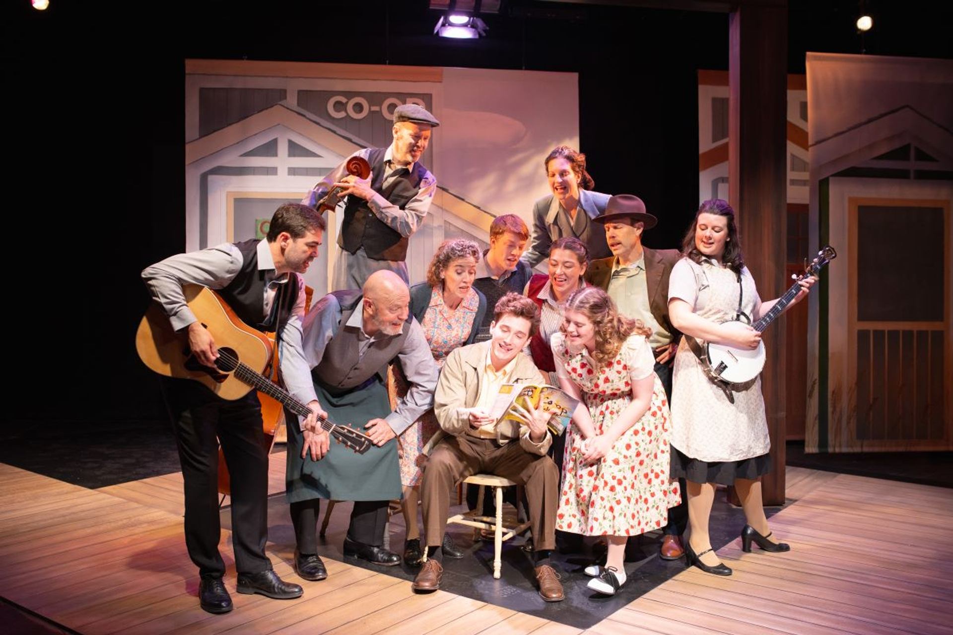 The cast of Dream on stage.