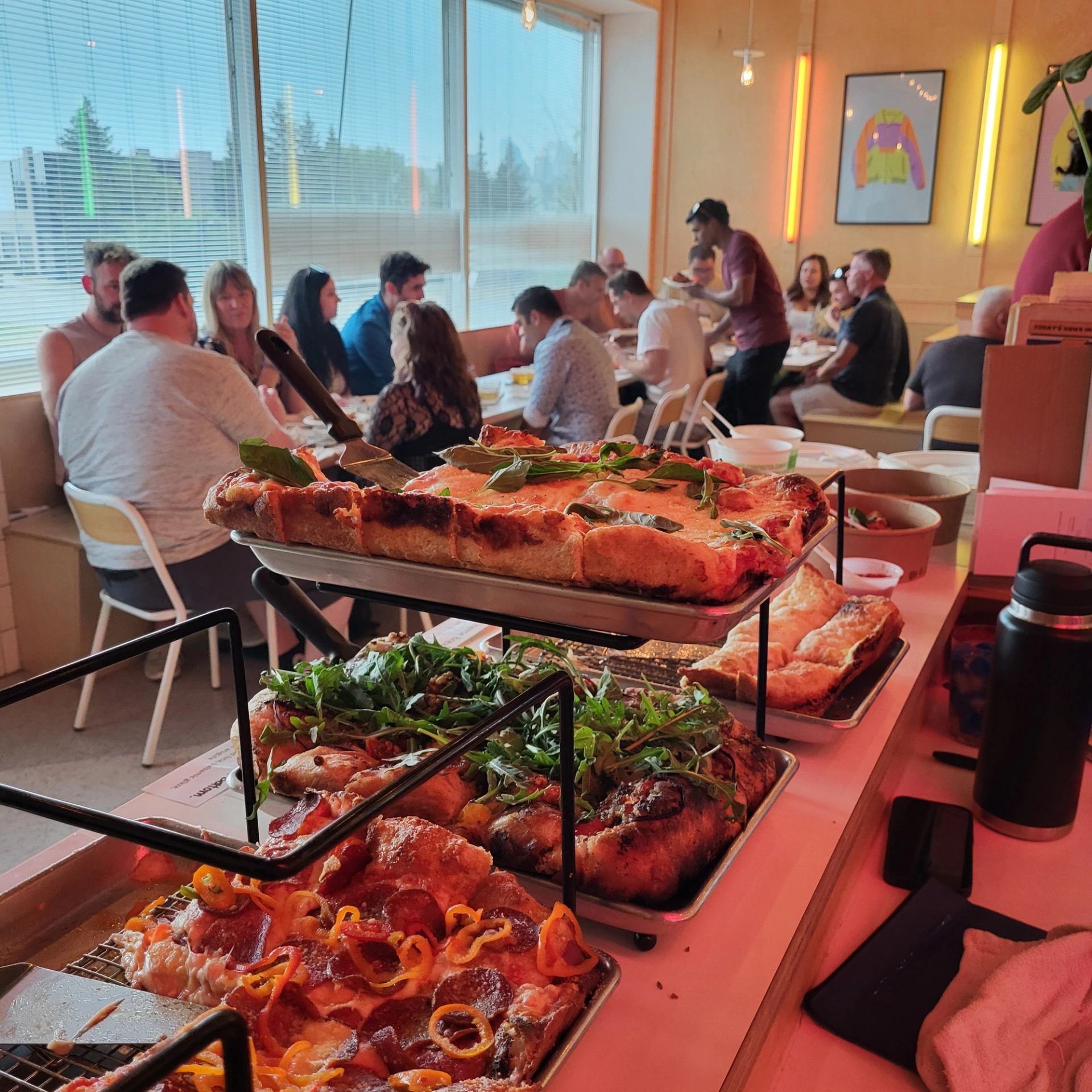 Food and beer buffet for Company event