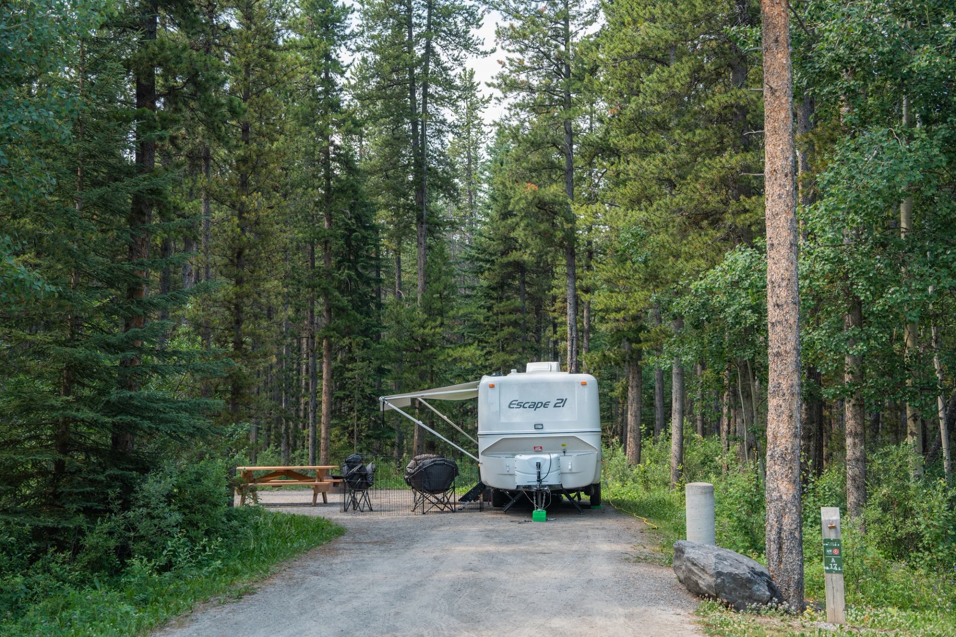 Site at McLean Creek Campground.