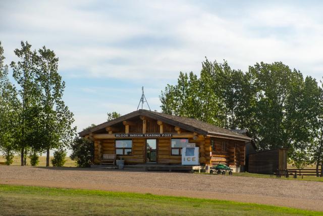 A facility at Blood Indian Park.