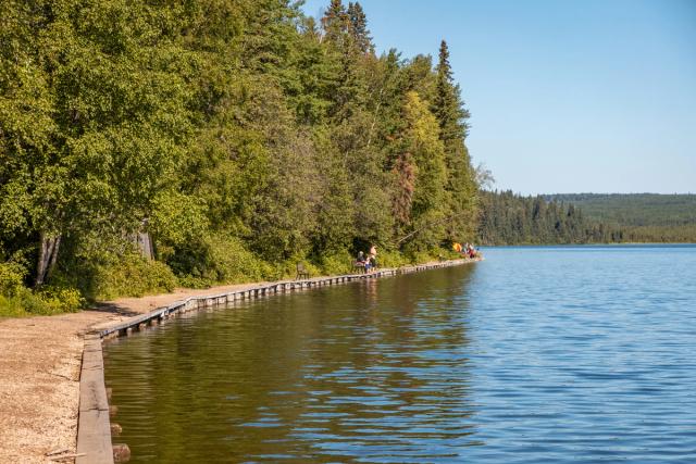 The lake at Carson-Pegasus Provincial Park.