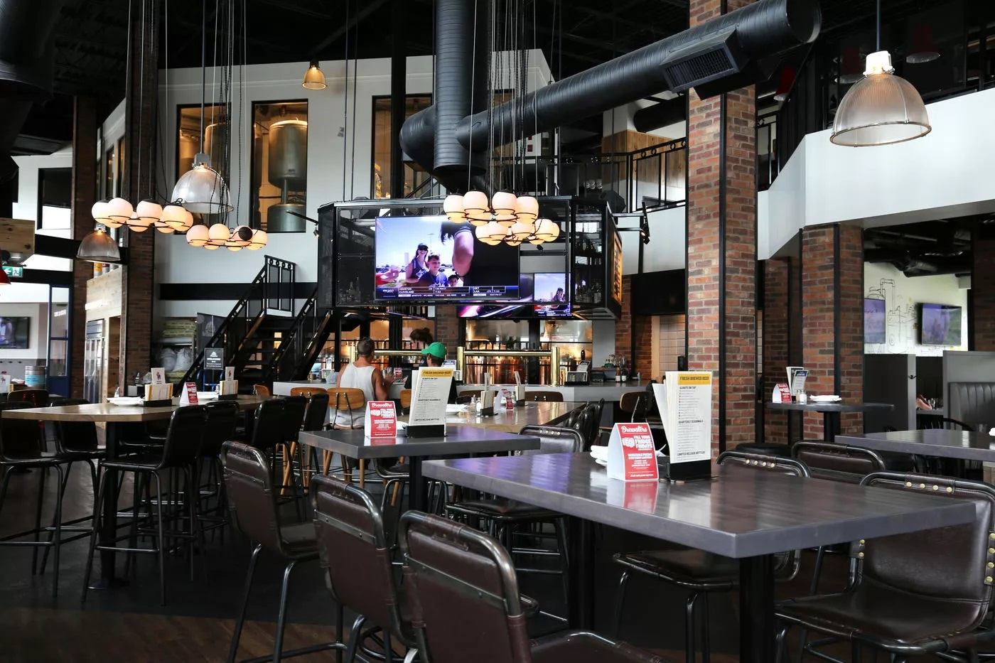 Interior dining room at Brewsters Unity Square