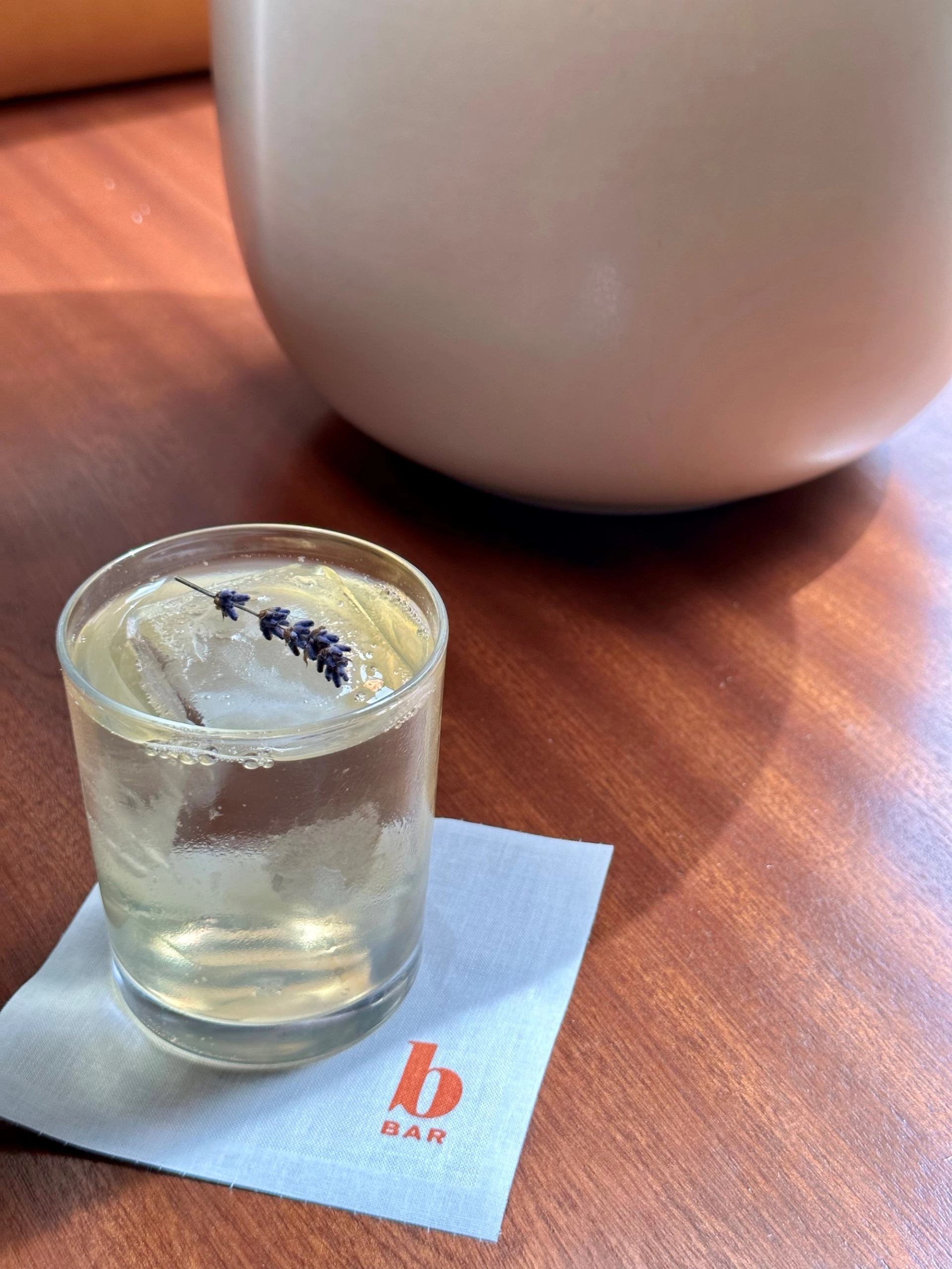 A cocktail at the restaurant