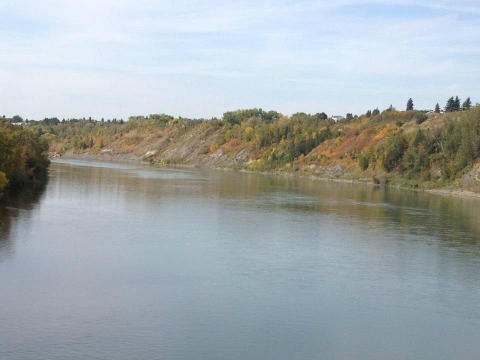 The North Saskatchewan river from Rundle Park.