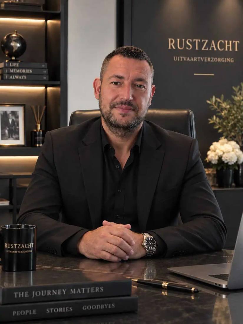 Anne Wieb Wijnsma van RustZacht.nl aan het bureau
