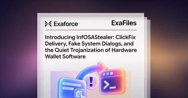 ExaFiles series card showing an eye inside targeting brackets