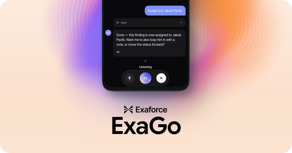 Exaforce ExaGo shown on three phone screens