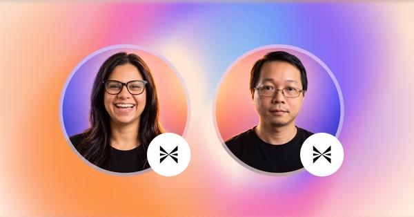 Photographs of the two webinar speakers, with the Exaforce logo