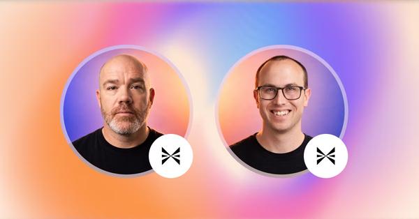 Photographs of the two webinar speakers, with the Exaforce logo