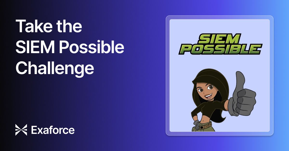 SIEM possible challenge