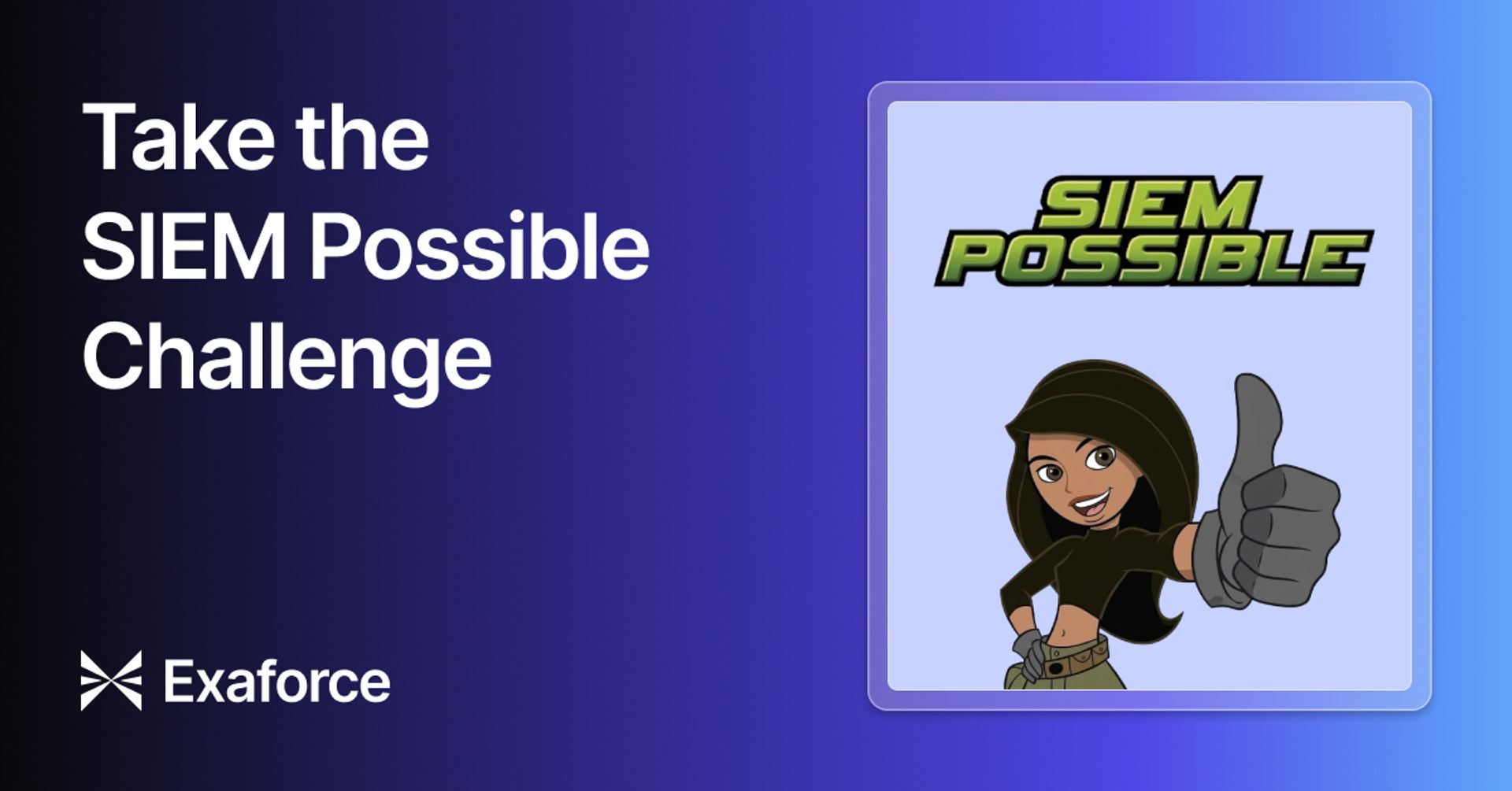SIEM possible challenge
