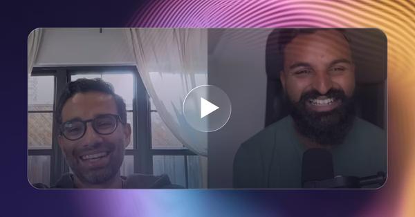 Video thumbnail of a two-person discussion