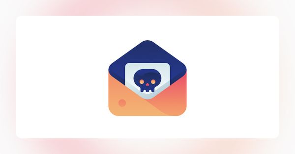 改ざんされた封筒のイラスト