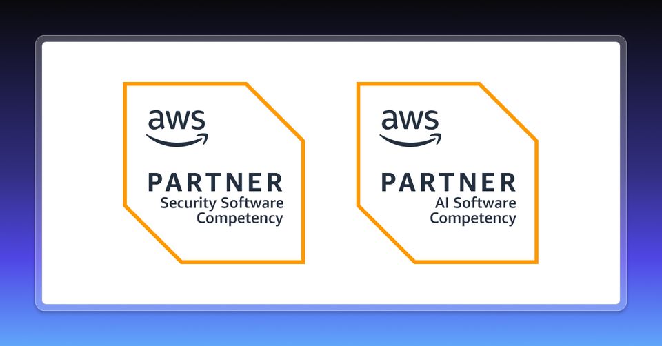 AWS Partner badges for Security Software Competency and AI Software Competency