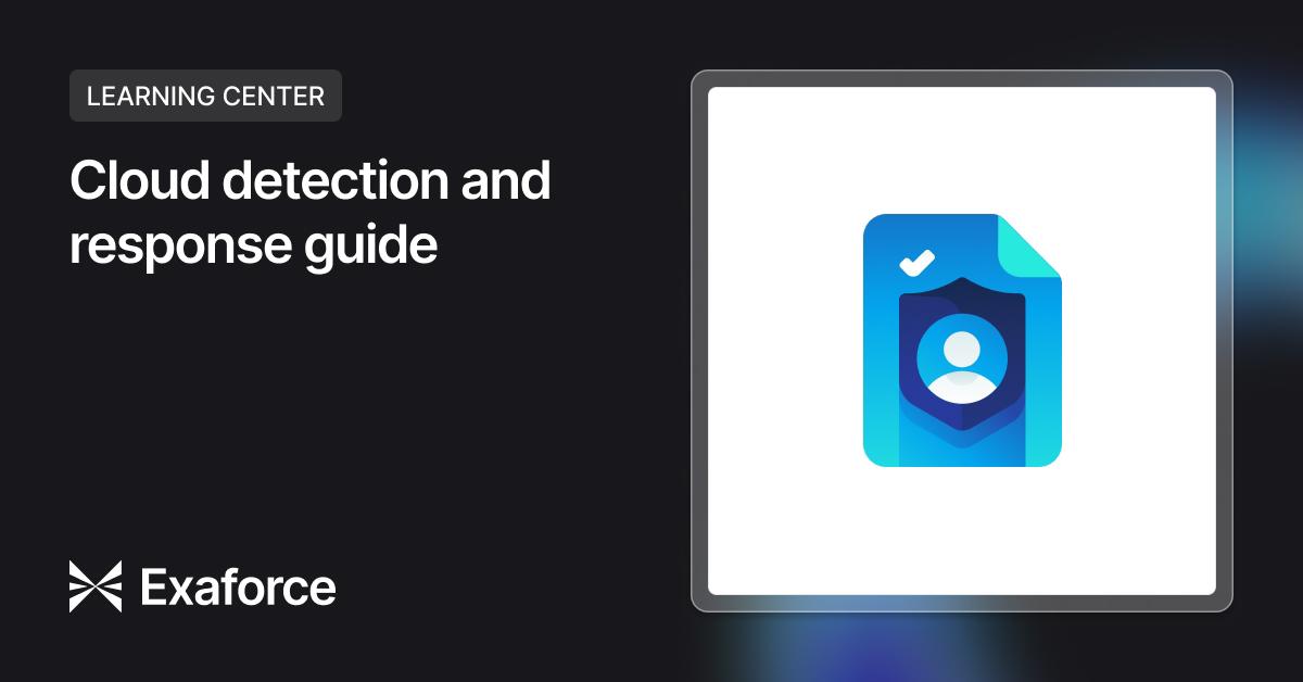 Learning Center card: "Cloud detection and response guide"
