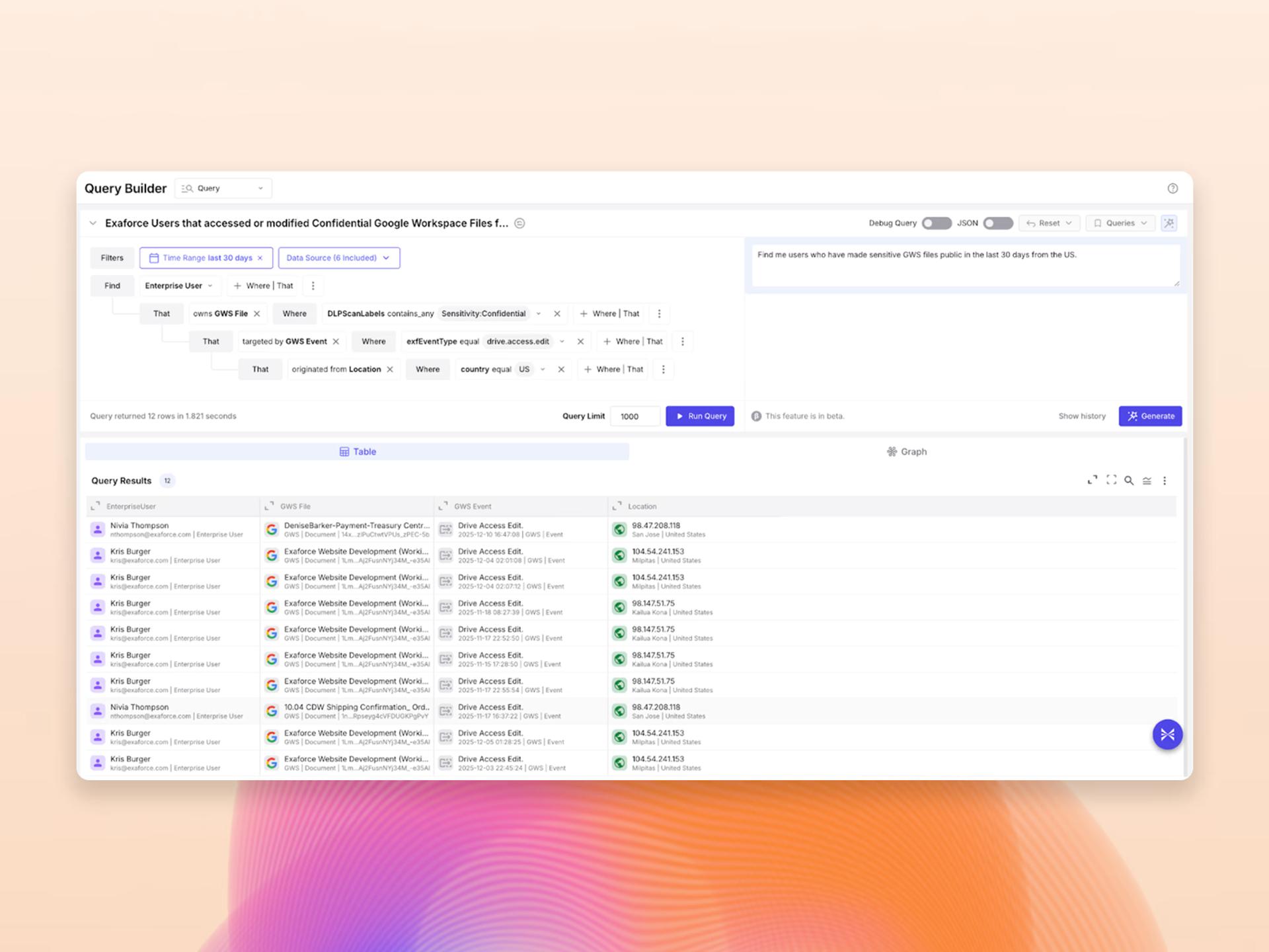 Query builder