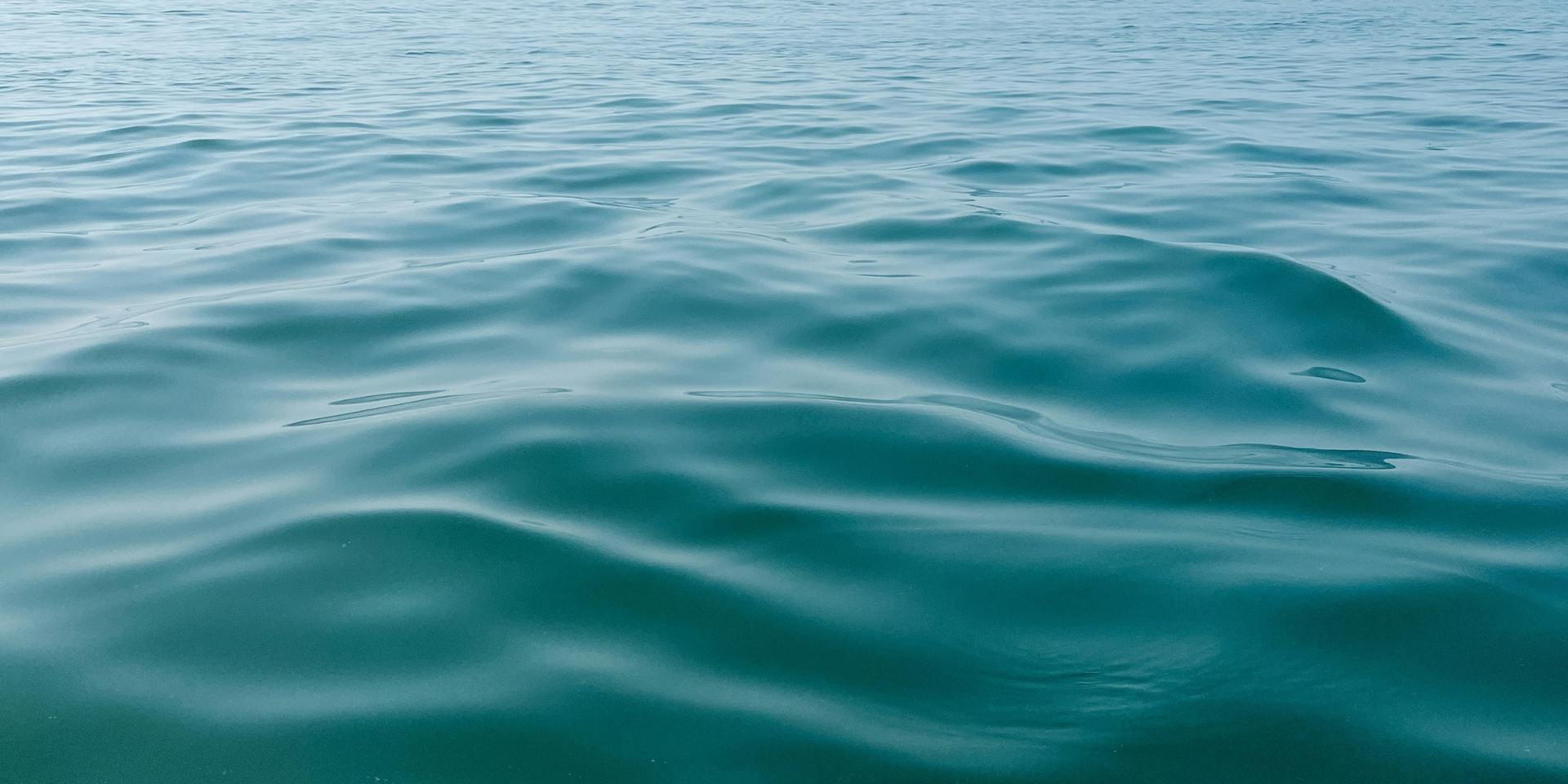 Picture of blue water with gentle ripples