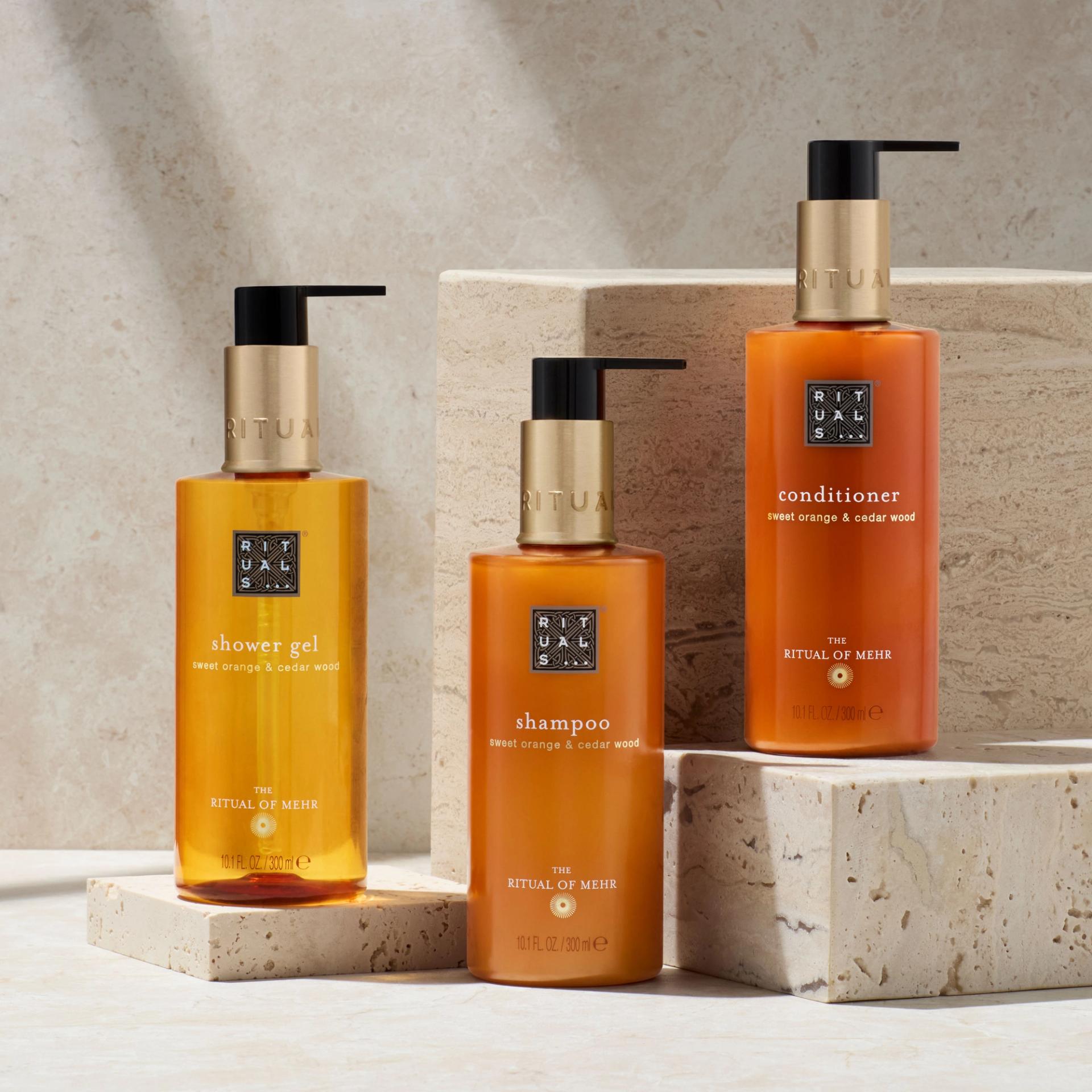 Rituals of Mehr Shampoo, Conditioner, Shower Gel Amenity 300ml