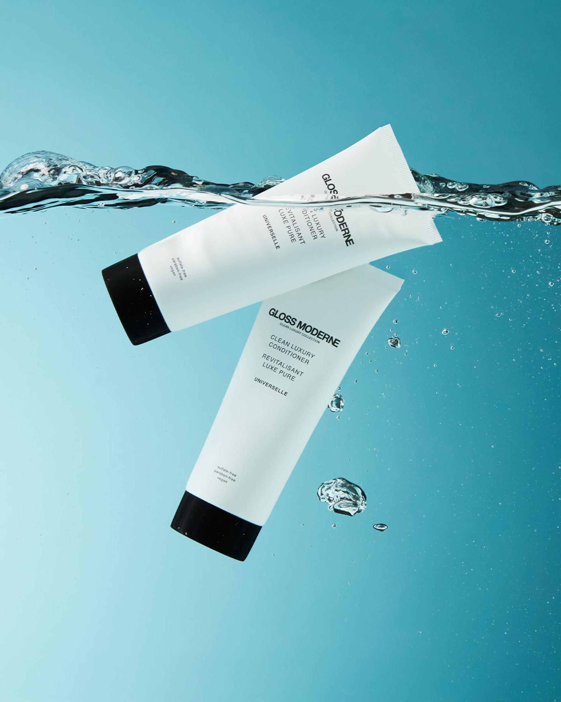 Gloss Moderne Clean Luxury Conditioner submerged in water