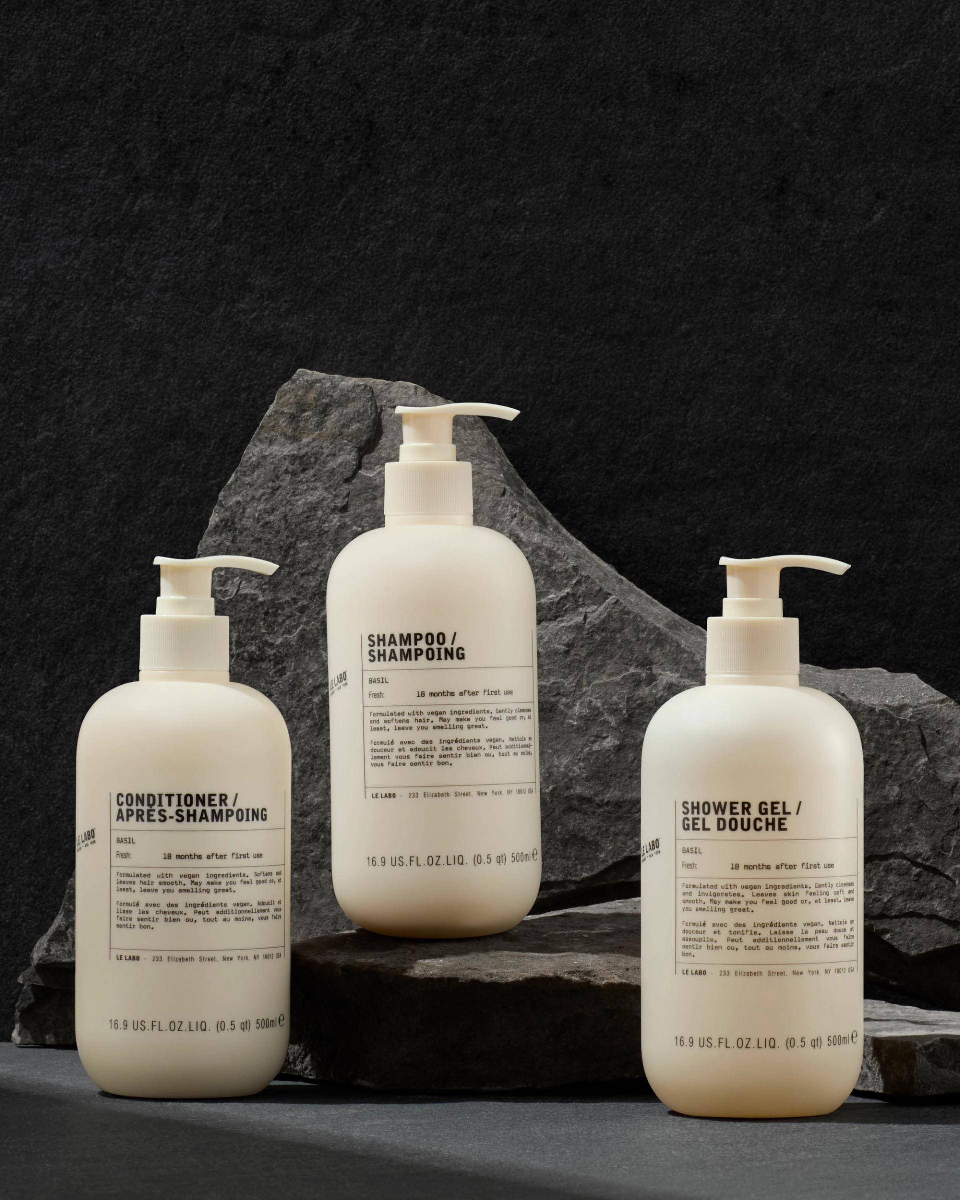 Le Labo Basil Shampoo, Conditioner and Shower Gel Amenity 500ml