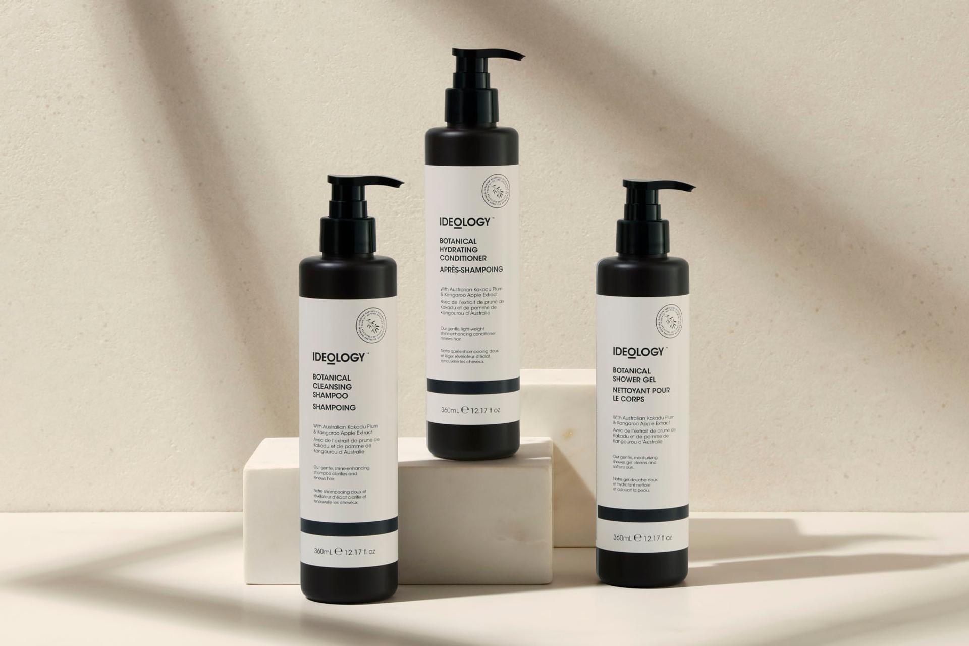 Ideology Shampoo, Conditioner, Shower Gel 300ml