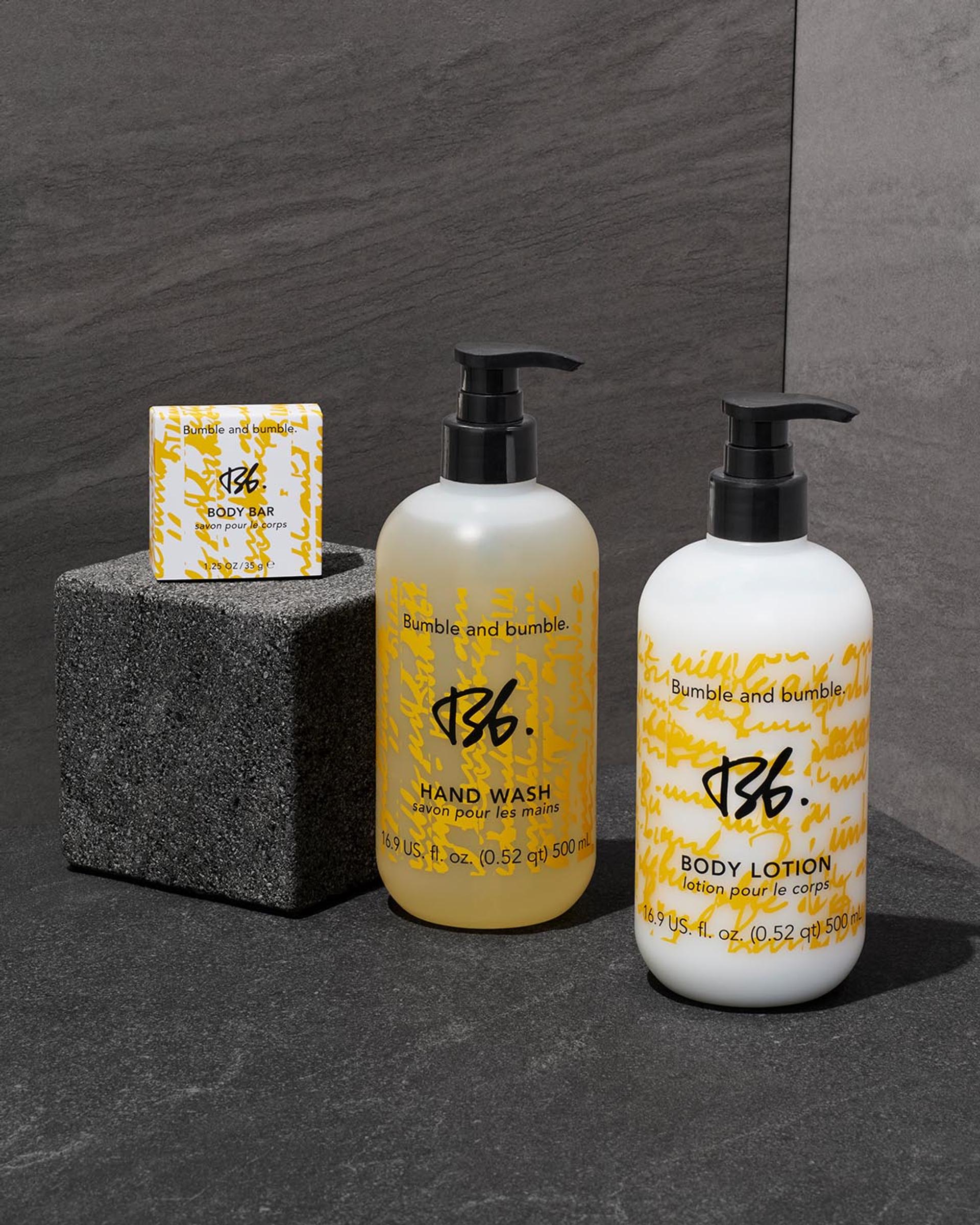 Bumble & Bumble Hand Wash, Body Lotion and Body Bar Soap in Box