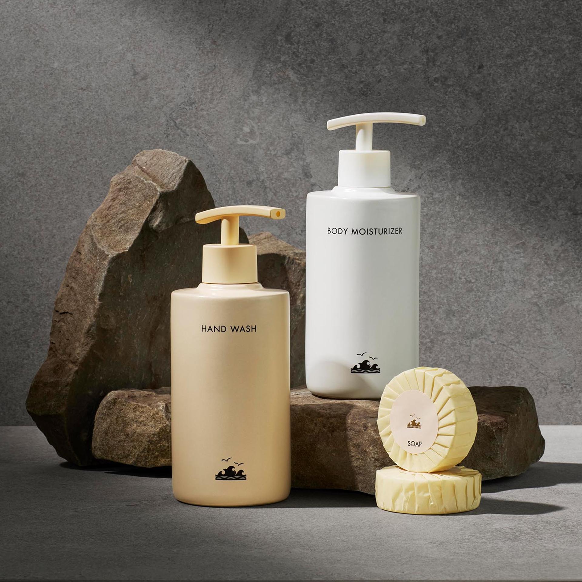 Four Seasons Surf Club Bespoke Hand Wash, Body Moisturizer and wrapped round bar of soap