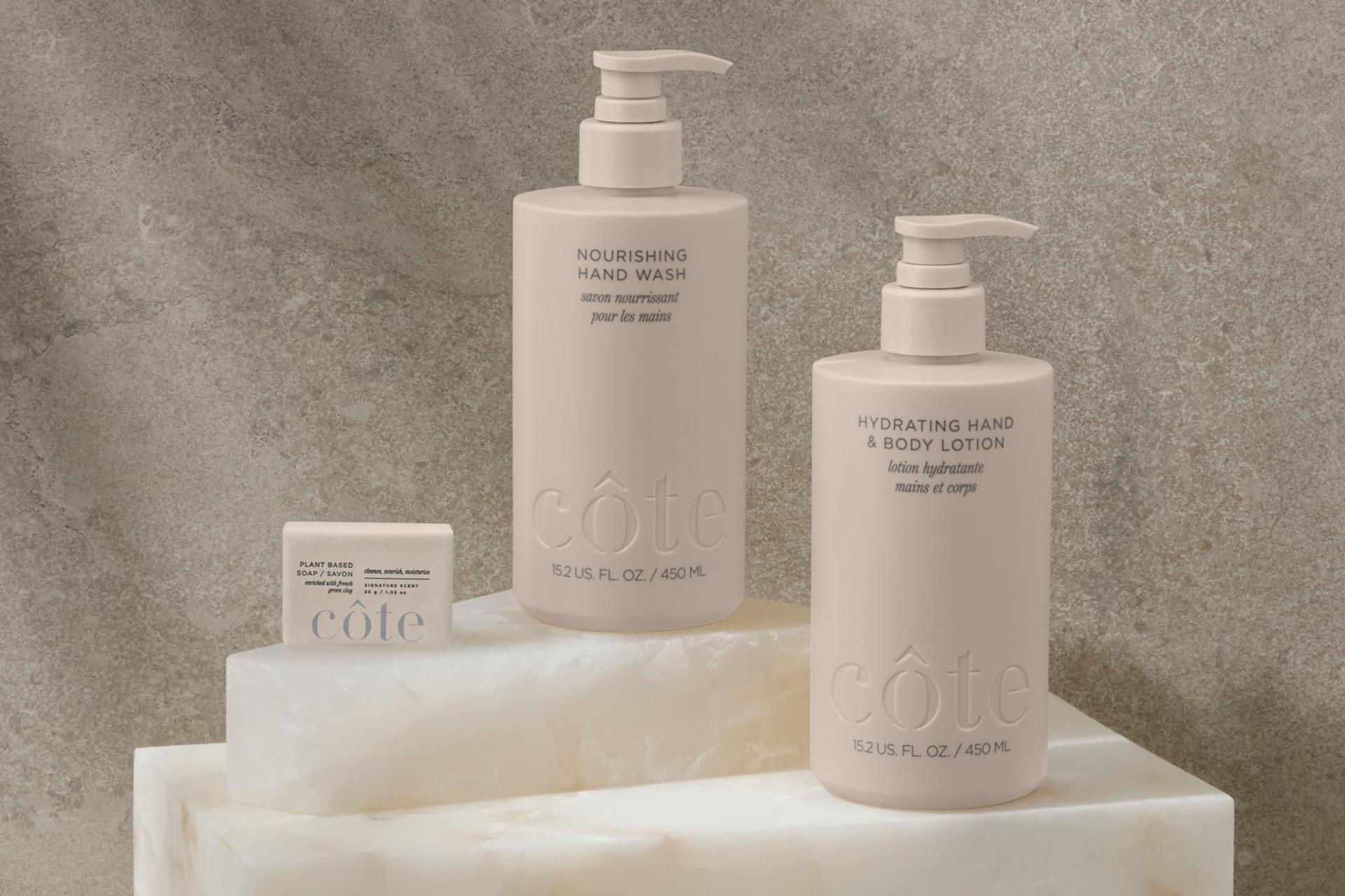 Cote Hand Wash, Hand and Body Lotion and Soap Bar