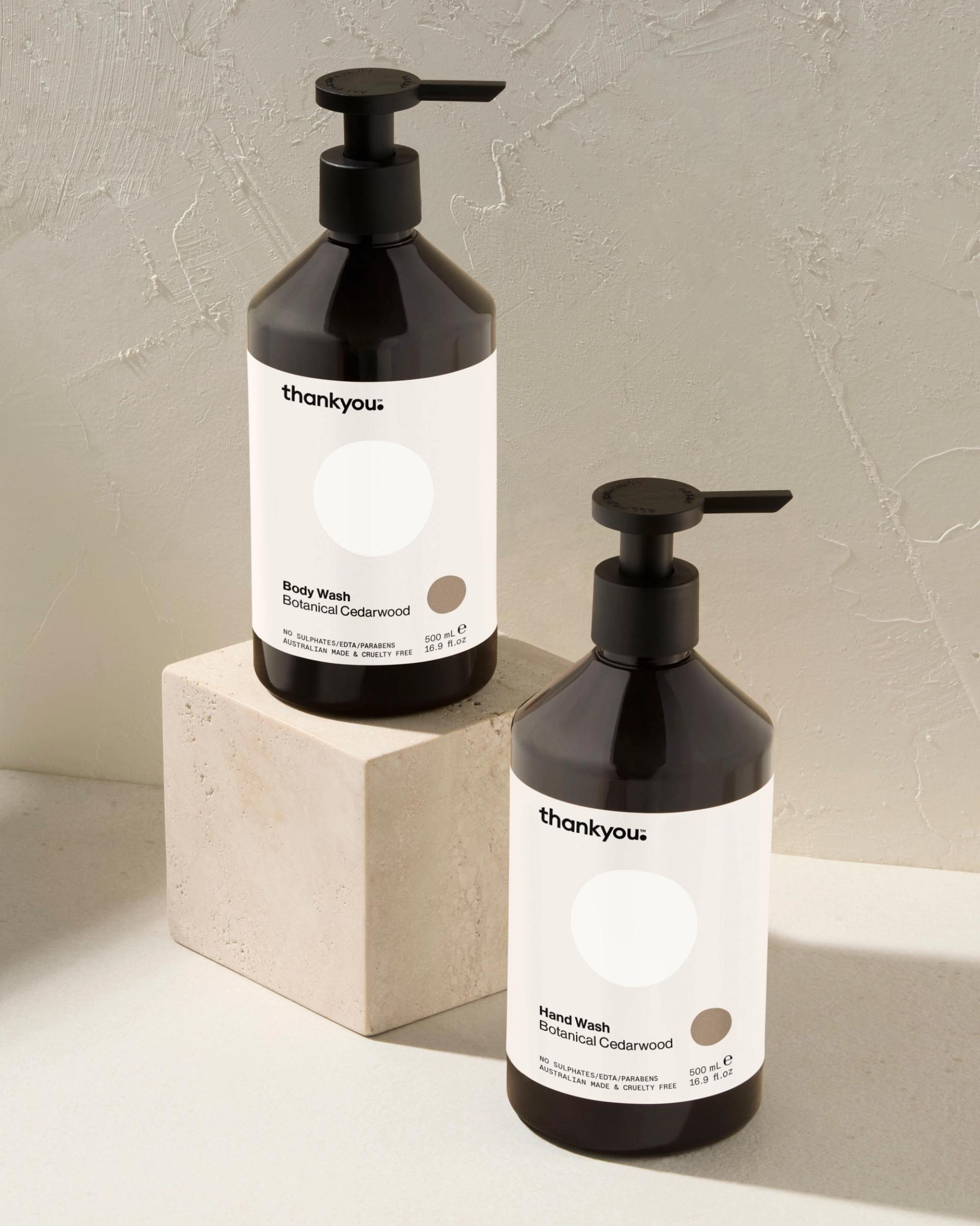 Thank You Body Wash and Hand Wash 500ml Amenities