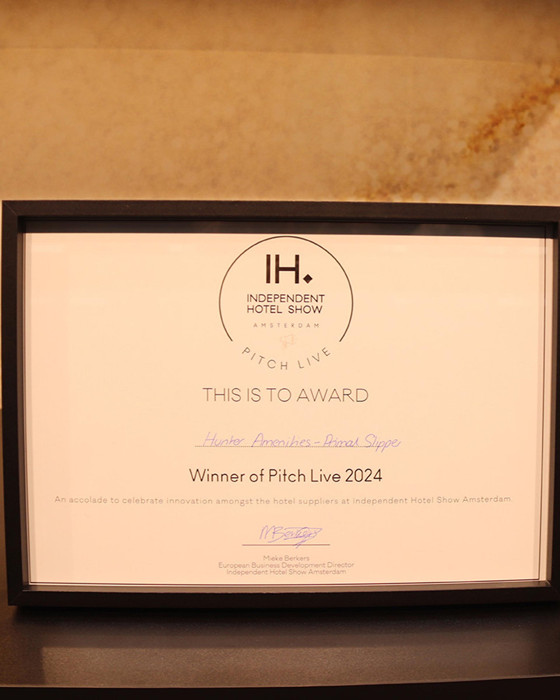 Hunter Amenities Award