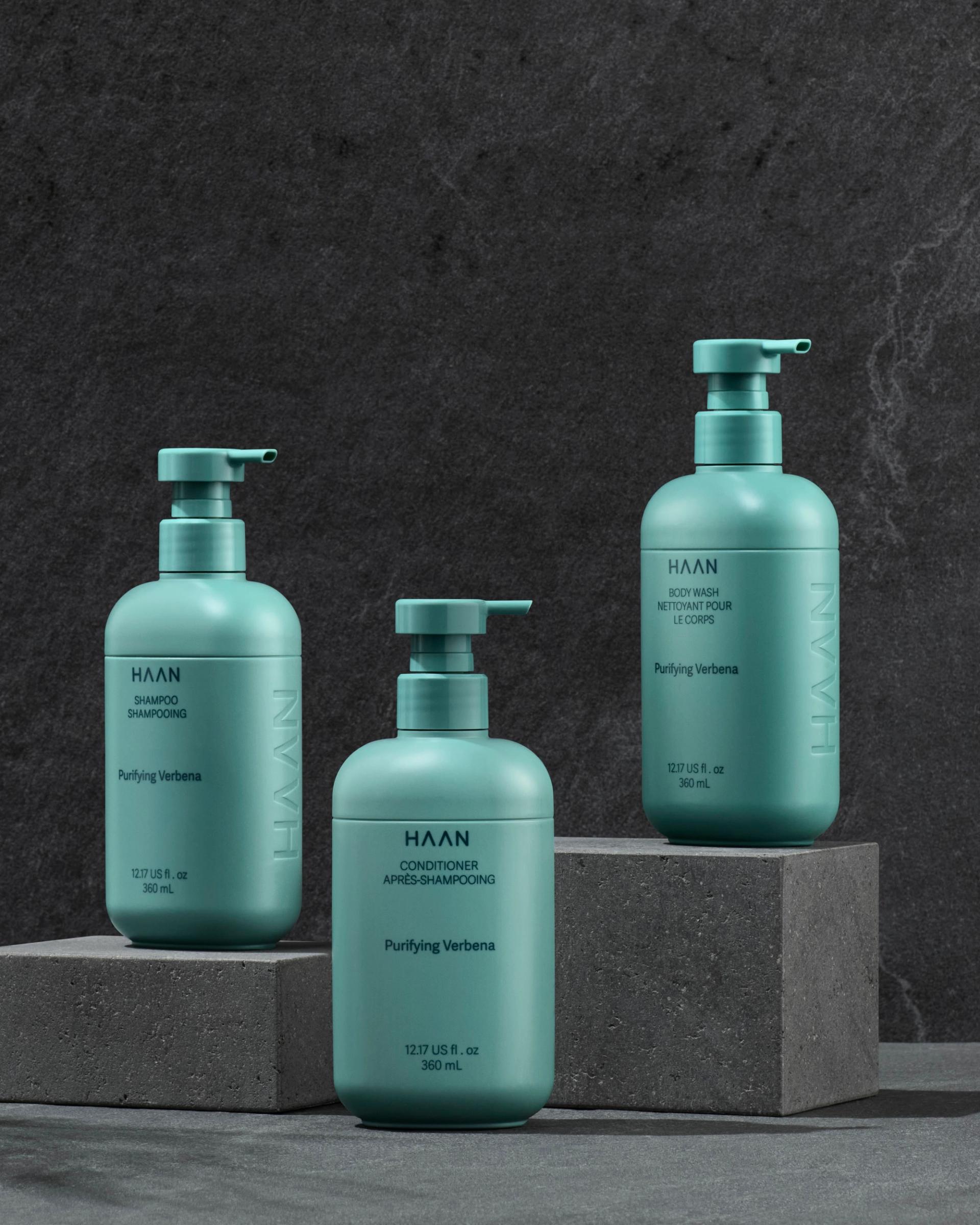 HAAN Shampoo, Conditioner, Shower Gel Amenity 360ml