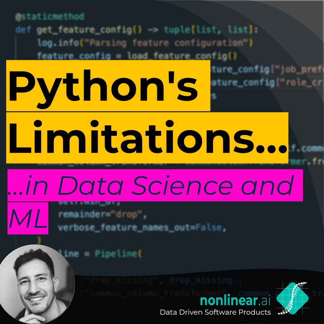 Python's Limitations in Data Science and ML