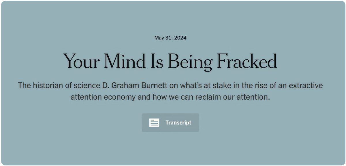 Your Mind is Being Fracked