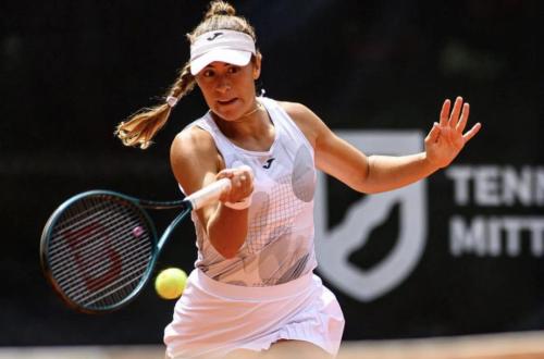 Solana Sierra cayó en un partidazo y se despide del W125 de París