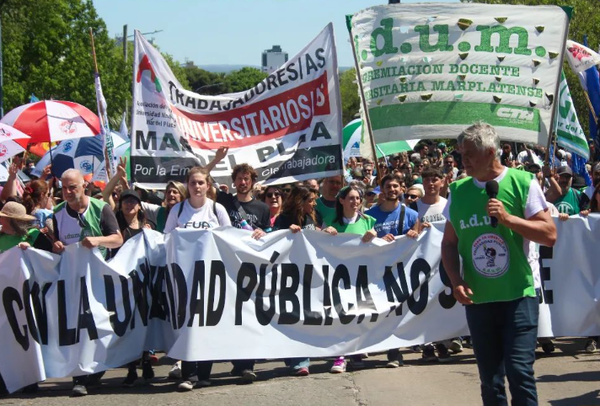 Docentes no dan el brazo a torcer: resolvieron un paro para el lunes y no habrá clases en la UNMdP