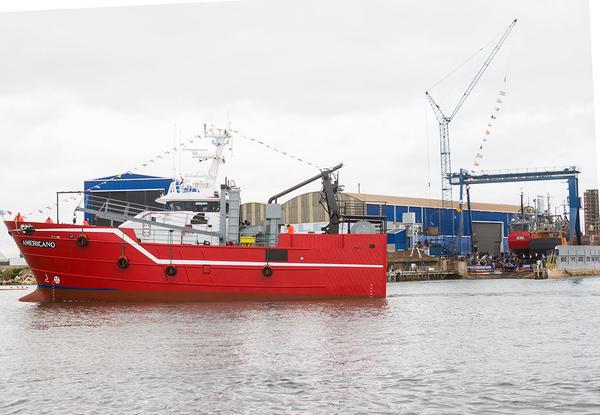 "Hay más buques en el mar": nuevo pesquero del astillero Contessi