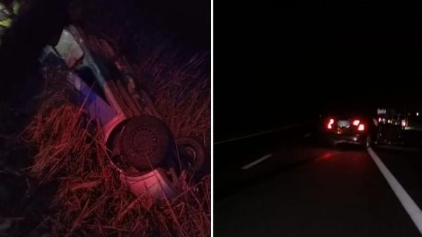 Un adolescente de 14 años murió tras un choque con vuelco en ruta 2