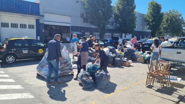 Mar del Plata envió más de 100 toneladas de donaciones a Bahía Blanca