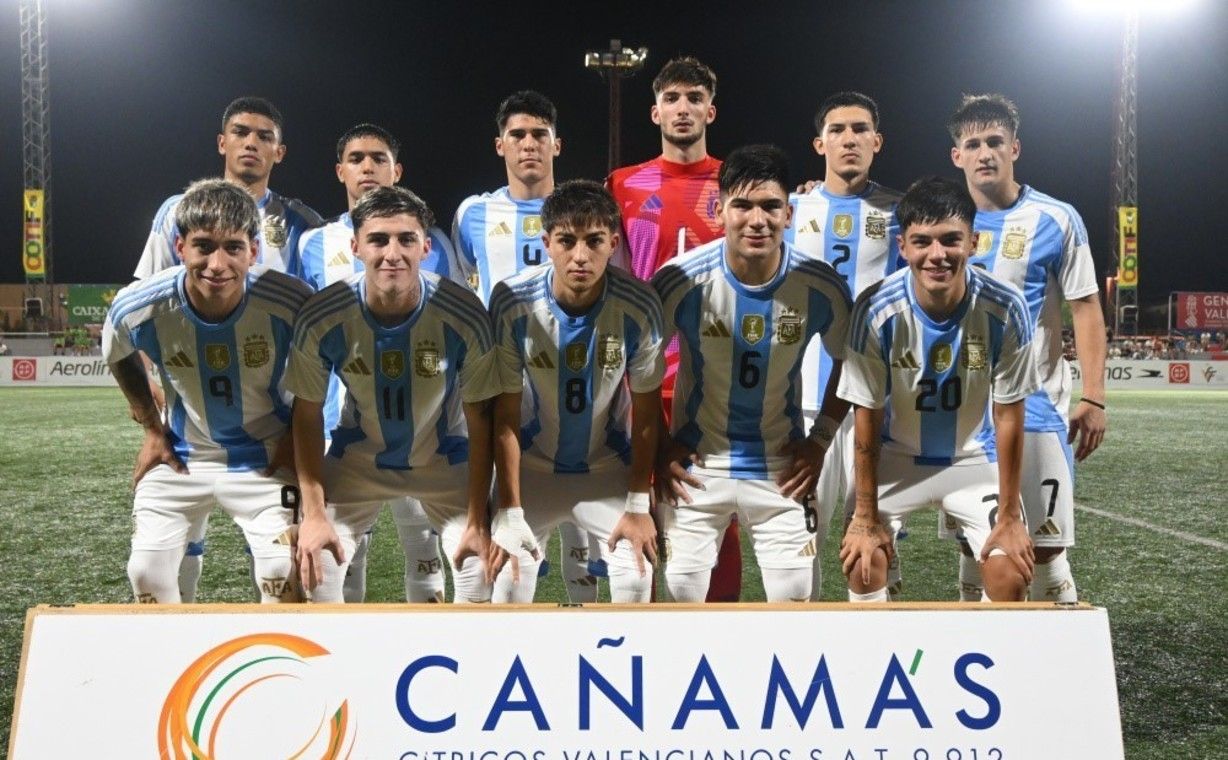 Argentina debutó con triunfo en L’Alcudia: 2-0 a Chile con gol del marplatense De Martis