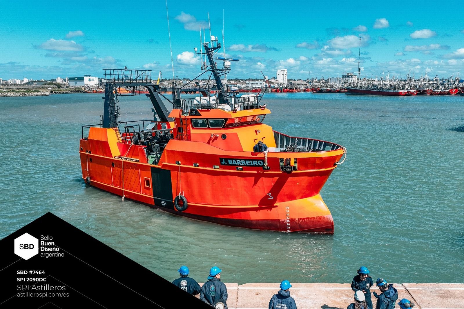 SPI Astilleros recibió el Sello de Buen Diseño Argentino por el desarrollo del SPI 2090DC