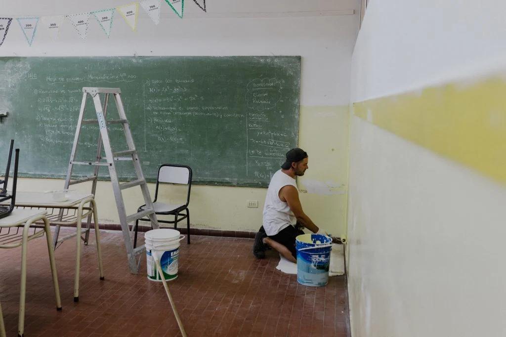 Obras de mejora en escuelas y jardines municipales para el ciclo lectivo 2025