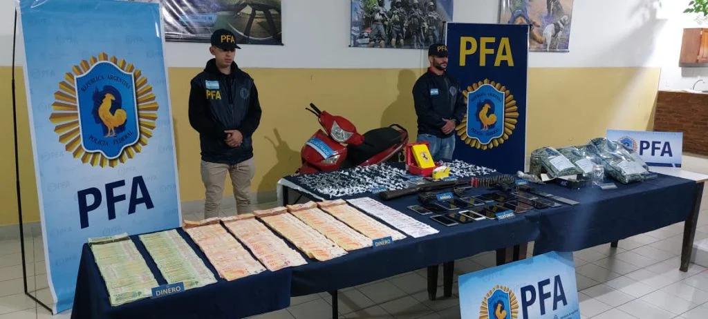 Desarticulan un “point” en el barrio Jorge Newbery e incautan cinco kilos de droga