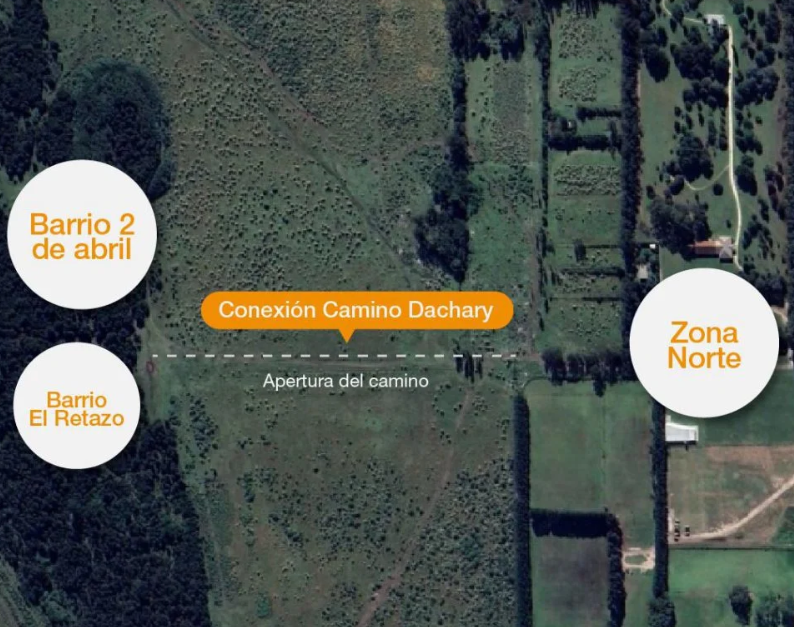 Impulsan un proyecto para enlazar barrios de la zona norte mediante la apertura de un camino