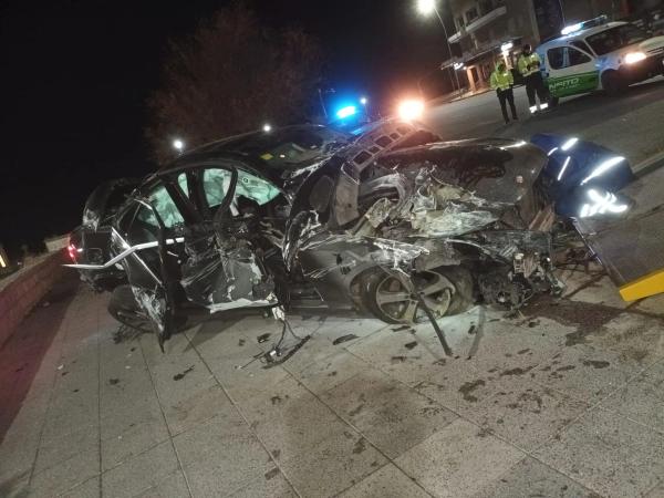 Un conductor alcoholizado chocó en el Torreón del Monje