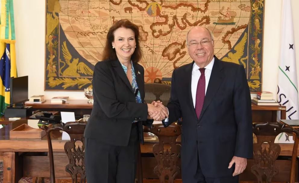 Mondino se reunió con el canciller de Brasil y reactivaron el vínculo bilateral