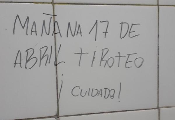 Amenazas en escuelas: los padres pagarán los costos de los operativos policiales 