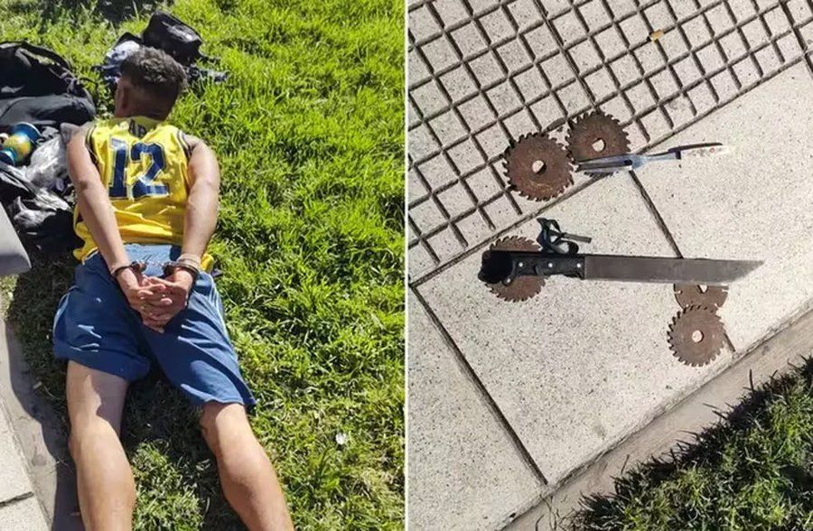 Fue detenido tras intentar ingresar con un machete a la casa rosada: “Soy dios y voy a matar al presidente”