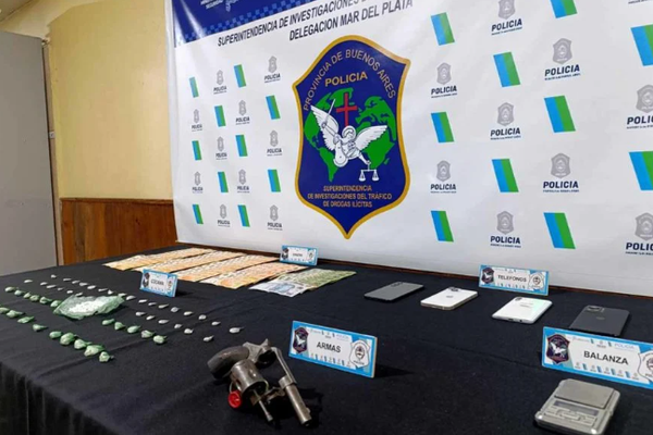 Desbaratan narco punto de venta en Mar del Plata: Detienen a dos personas en un hotel usurpado