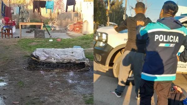 Horror en La Plata: la golpeó, la roció con nafta y quiso matarla prendiéndole fuego