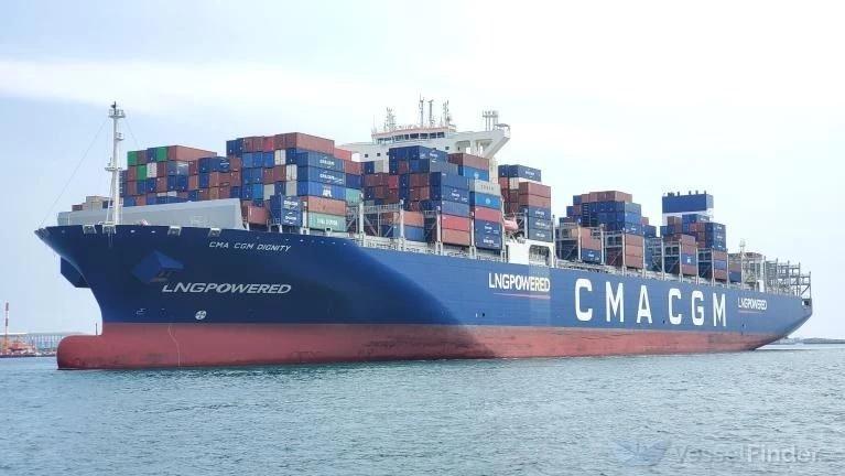 La naviera francesa CMA CGM arribó al puerto marplatense